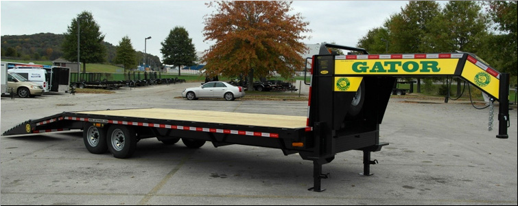 Gooseneck flat bed trailer for sale14k  Cleveland County, North Carolina